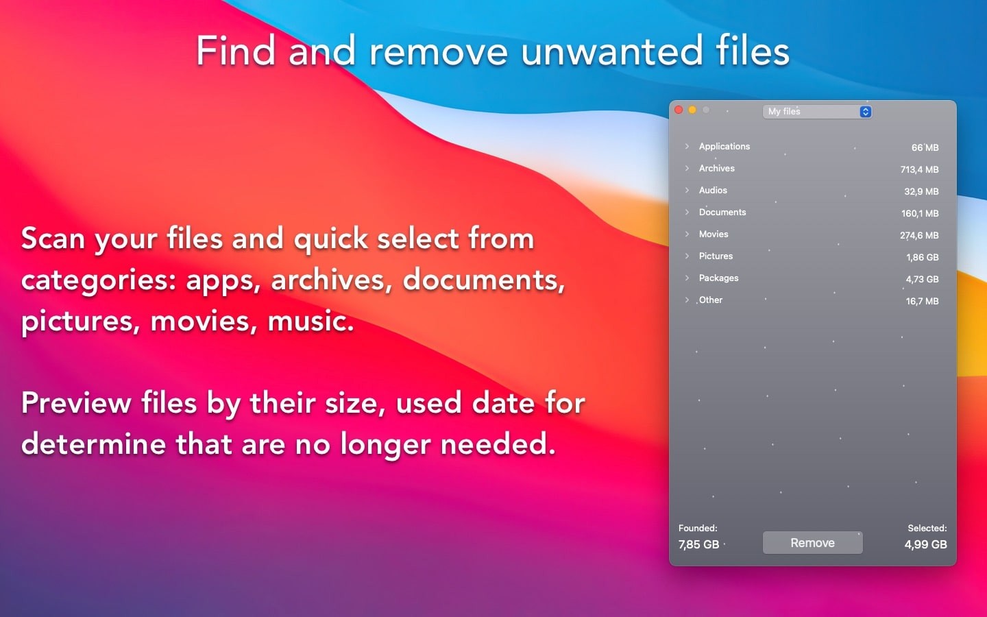 Pocket cleaner Pro for mac v1.6.1(应用清理软件)