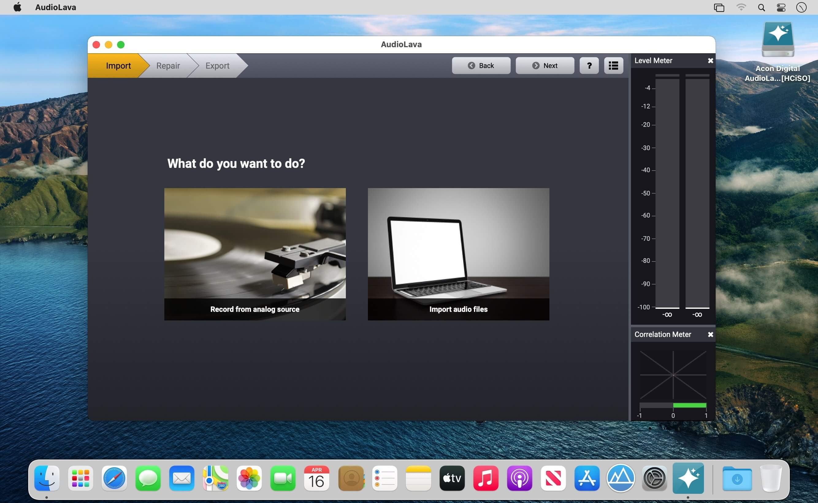 Acon Digital AudioLava for Mac 2.1.4(音频清理软件 )