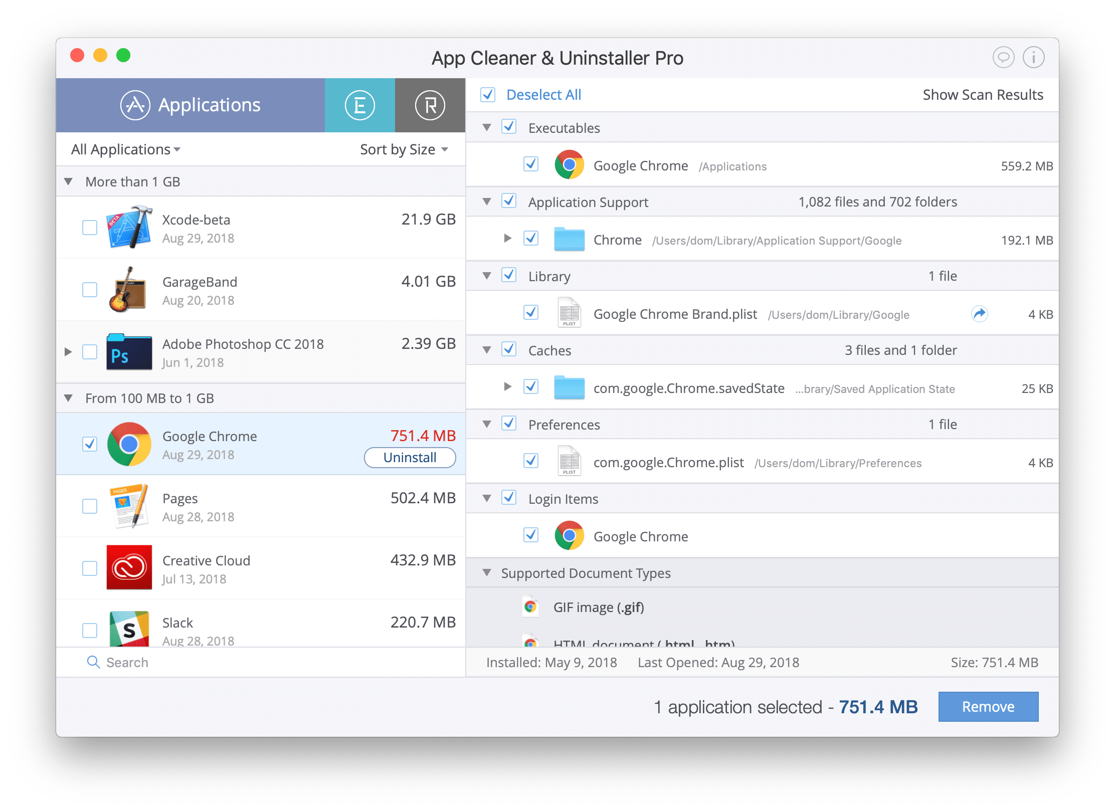App Cleaner & Uninstaller Pro for Mac(Mac清理卸载软件)v8.1.2中文版