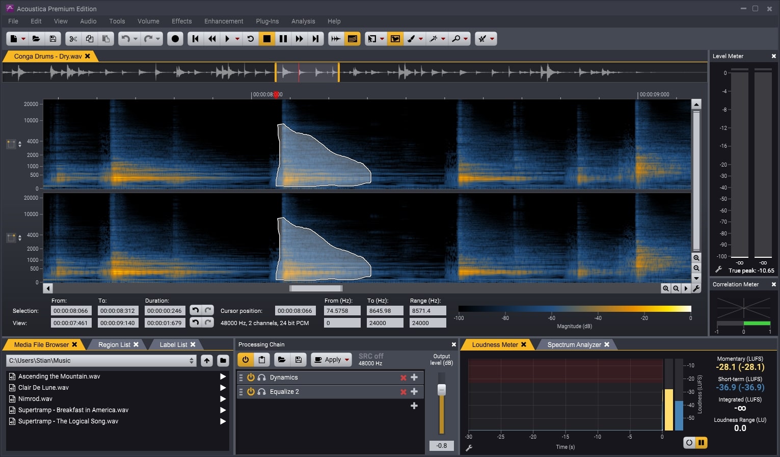 Acon Digital Acoustica Premium for Mac(音频处理工具)v7.4.7