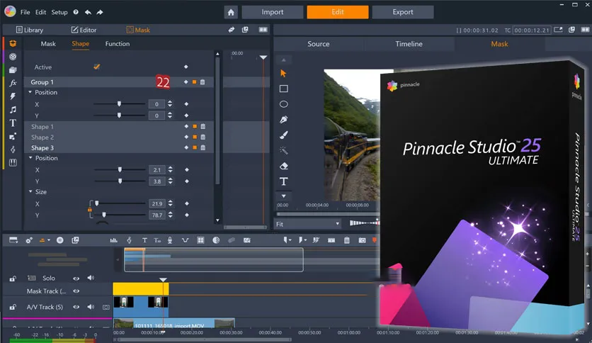 Pinnacle Studio Ultimate(品尼高视频编辑软件)v26.0.0.168中文版