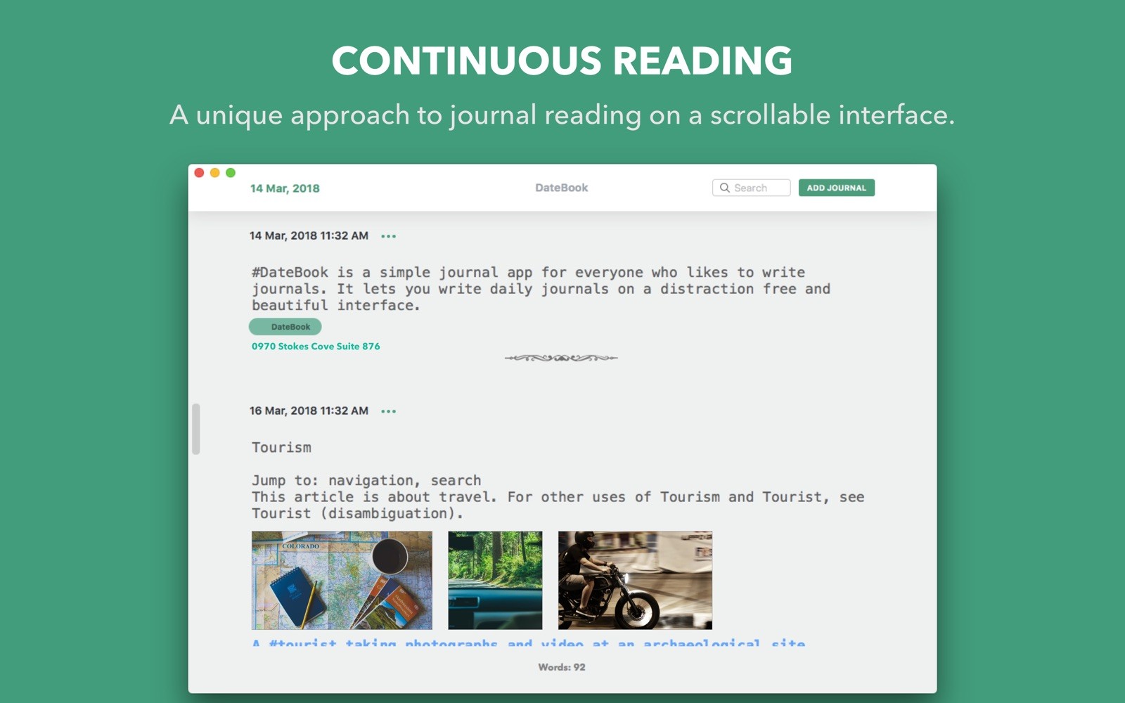 1668306516-17e92f37d1ded5b.jpg DateBook for Mac(写日记日记本软件)v2.1.6直装版