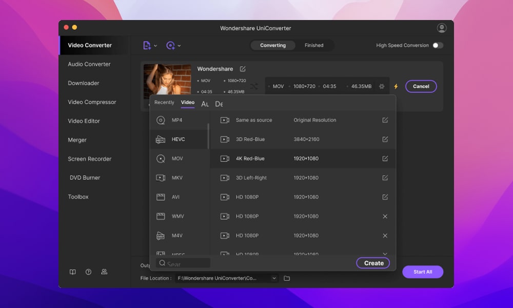 Wondershare UniConverter for Mac(万兴视频格式转换器)v14.2.12.87中文版