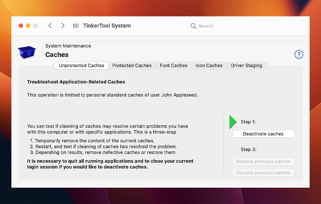 TinkerTool System for mac v7.89(系统深度维护工具)