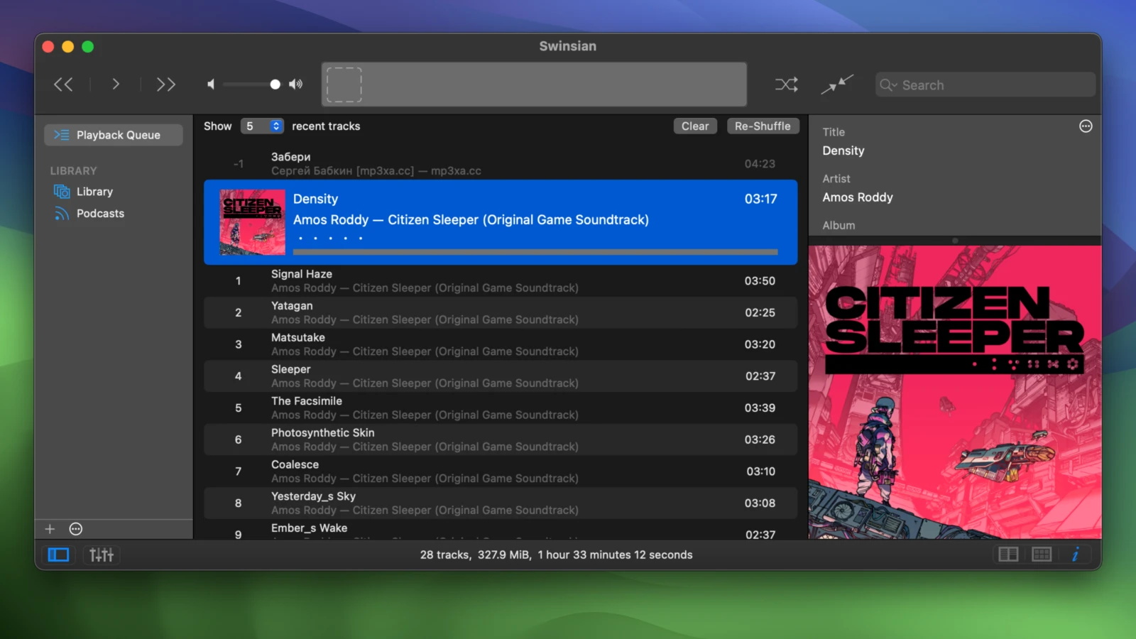 Swinsian Preview 15 for Mac v3.0 高级音乐播放器 破解版下载