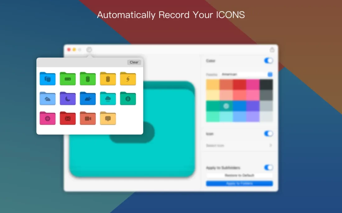 Foldor for Mac(文件夹图标改色)v1.3.1直装版