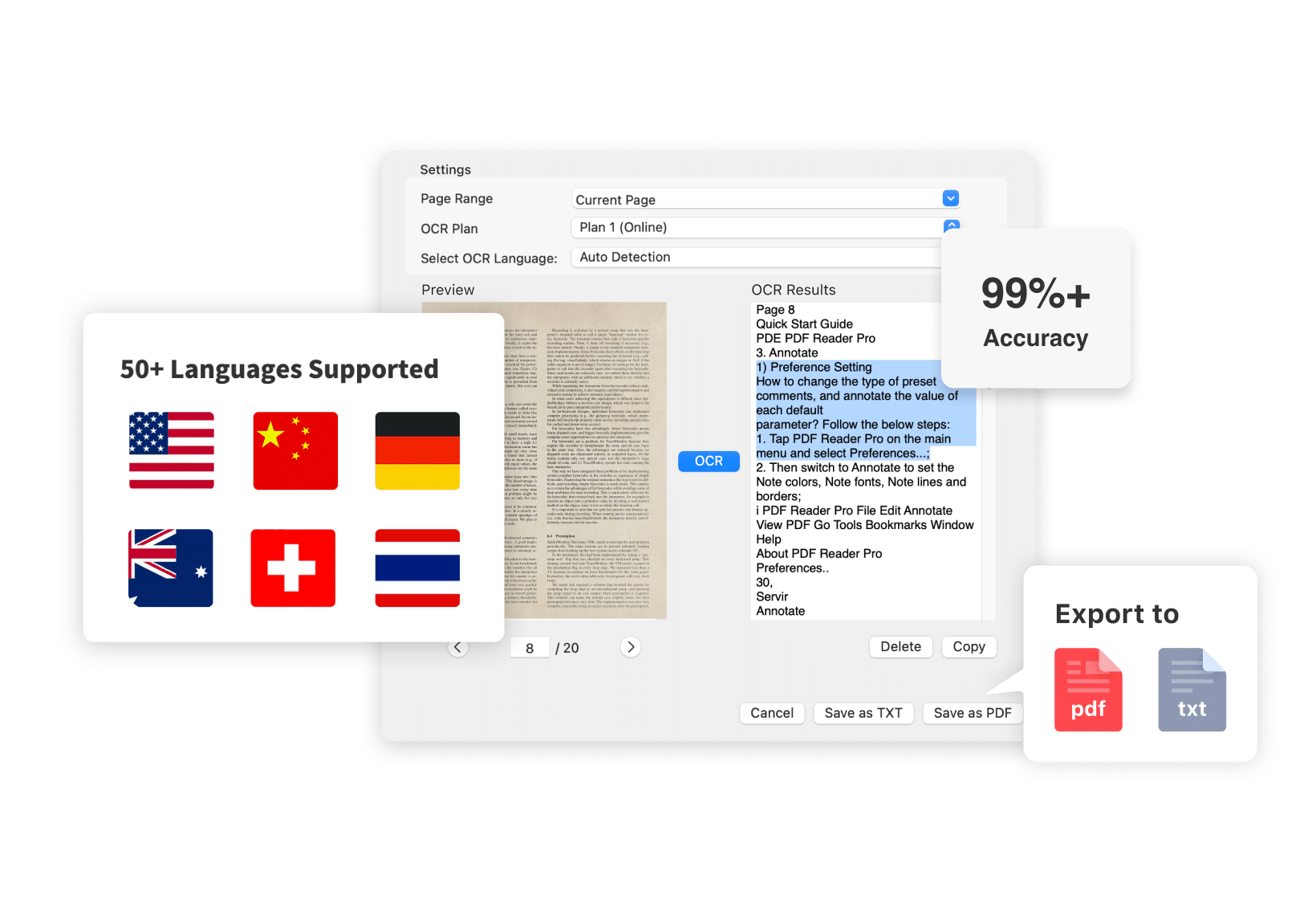 1656935232-644ca01904f5256.png PDF Reader Pro for Mac(PDF编辑软件)v2.9.1中文版