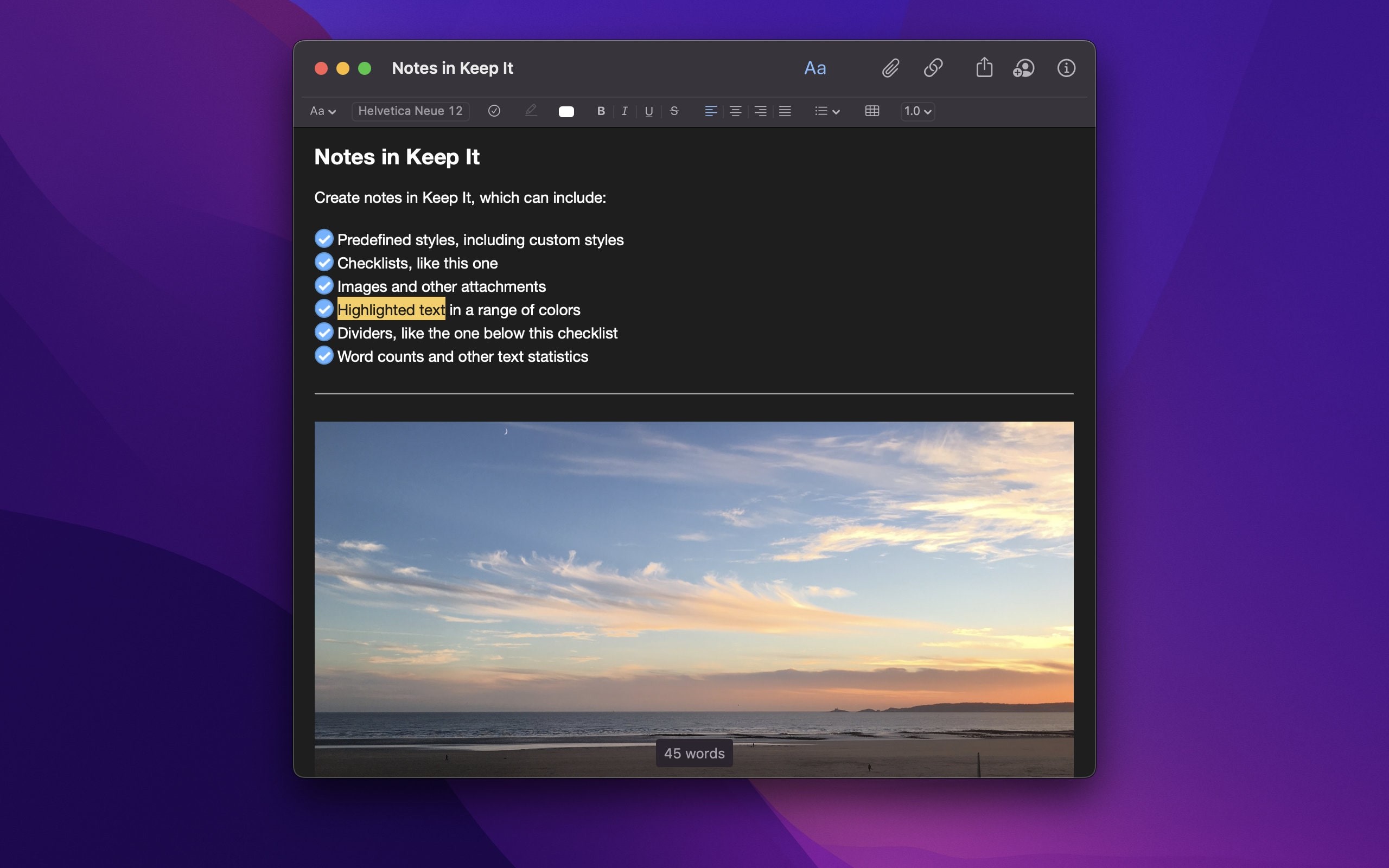 1658553287-6ab536e43b9b608.jpg Keep It for Mac(专业笔记工具)v2.1.4直装版