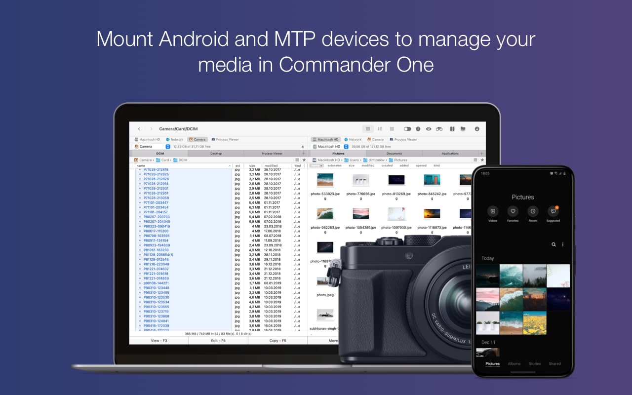 Commander One for Mac(双窗口文件管理软件)v3.8.0中文版
