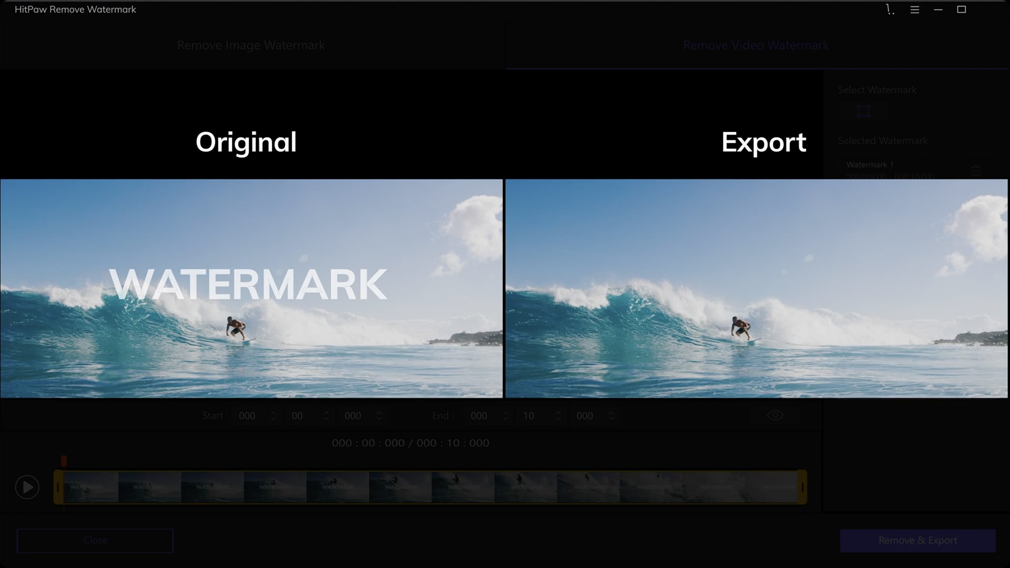 1661686432-12e7d639fcfd41a.jpg HitPaw Watermark Remover(专业去除水印软件)v2.1.1中文版
