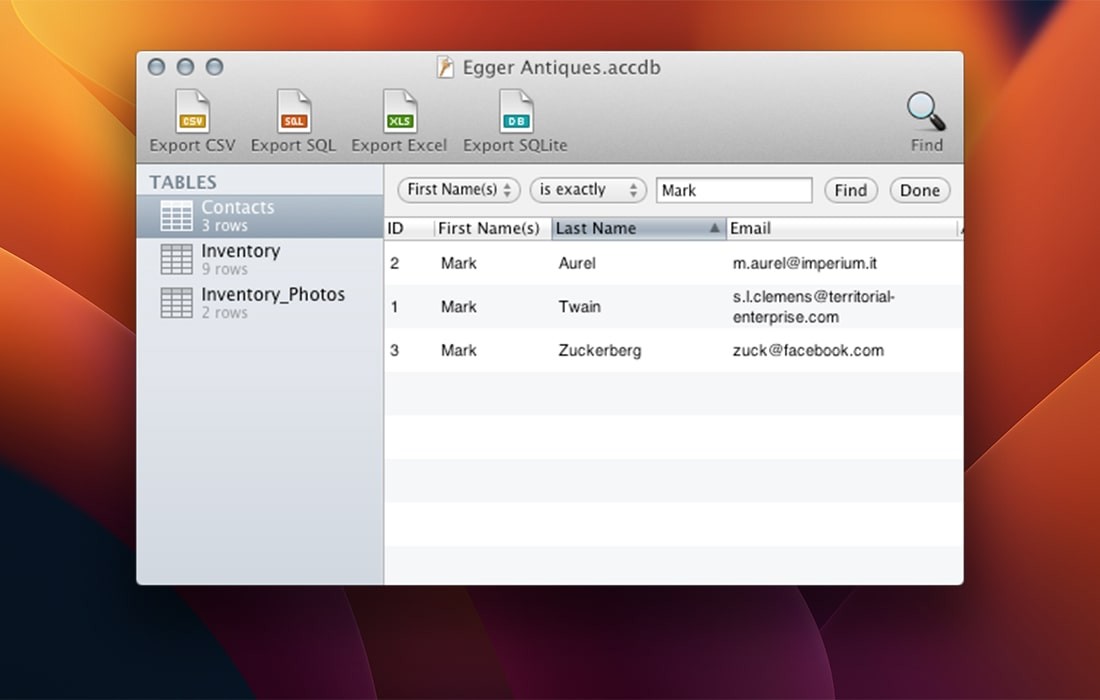 MDB ACCDB Viewer for Mac(MDB文件编辑器)v2.2.7