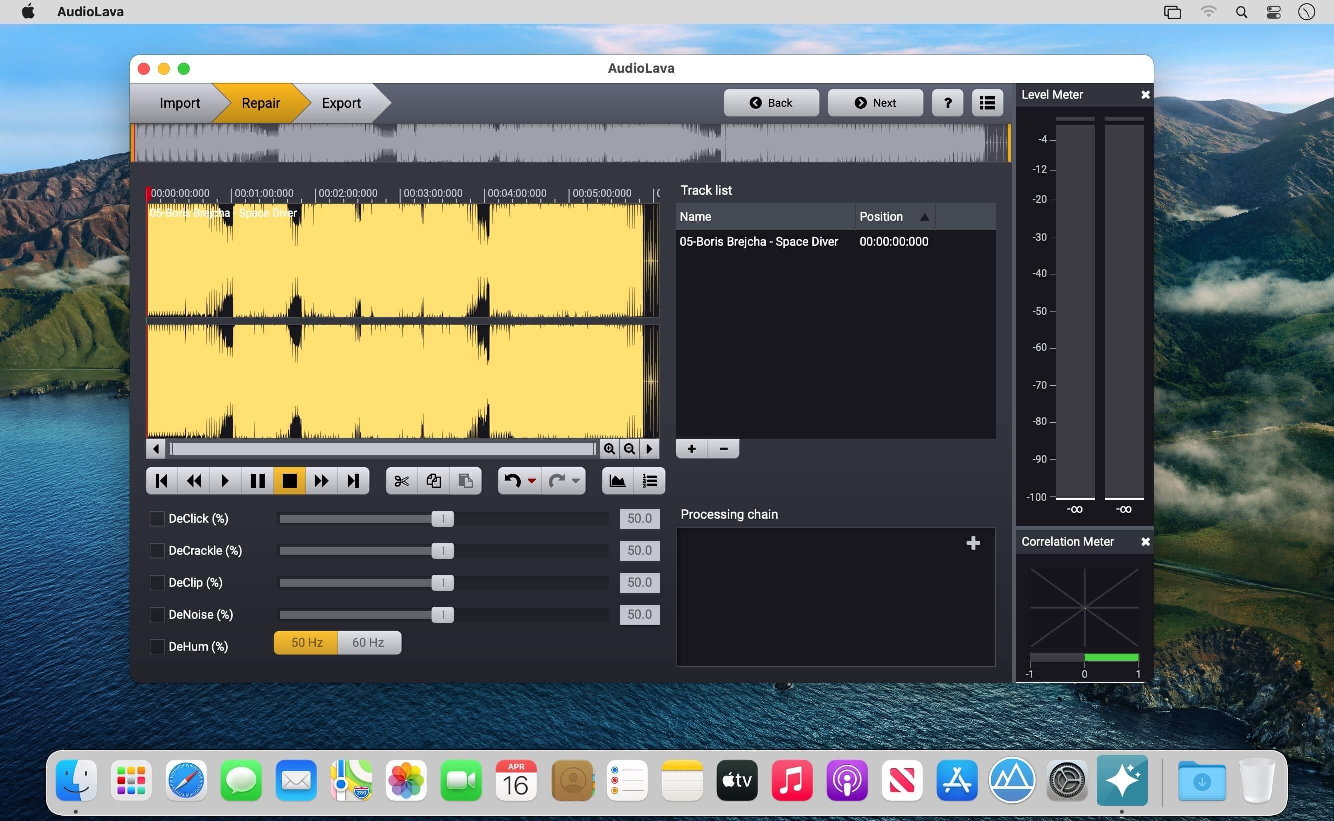 Acon Digital AudioLava for Mac 2.1.4(音频清理软件 )