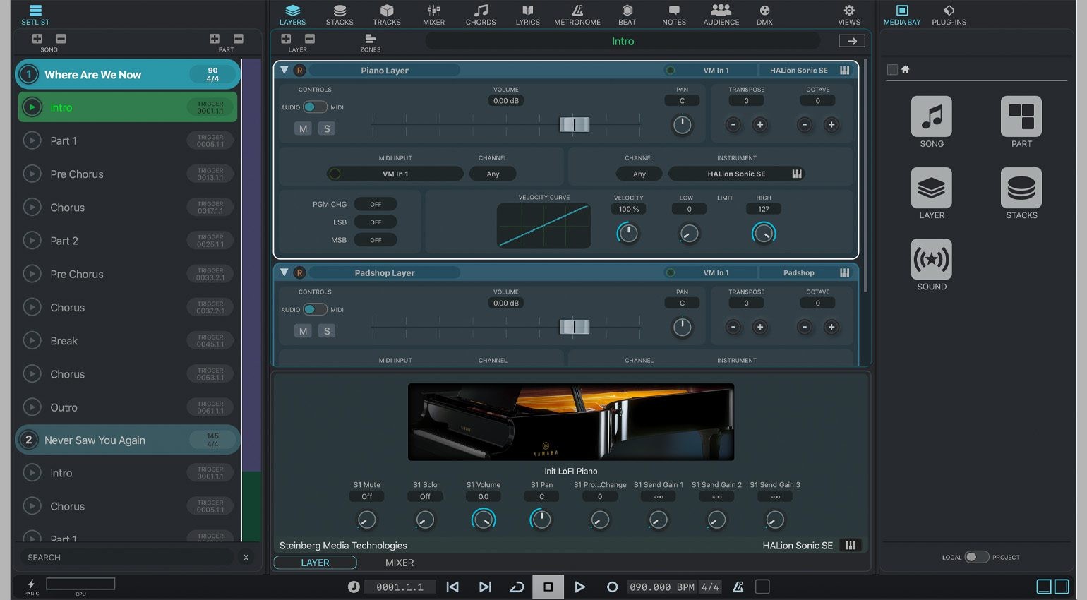 Steinberg VST Live Pro for Mac v1.0.20 表演现场软件 破解版下载