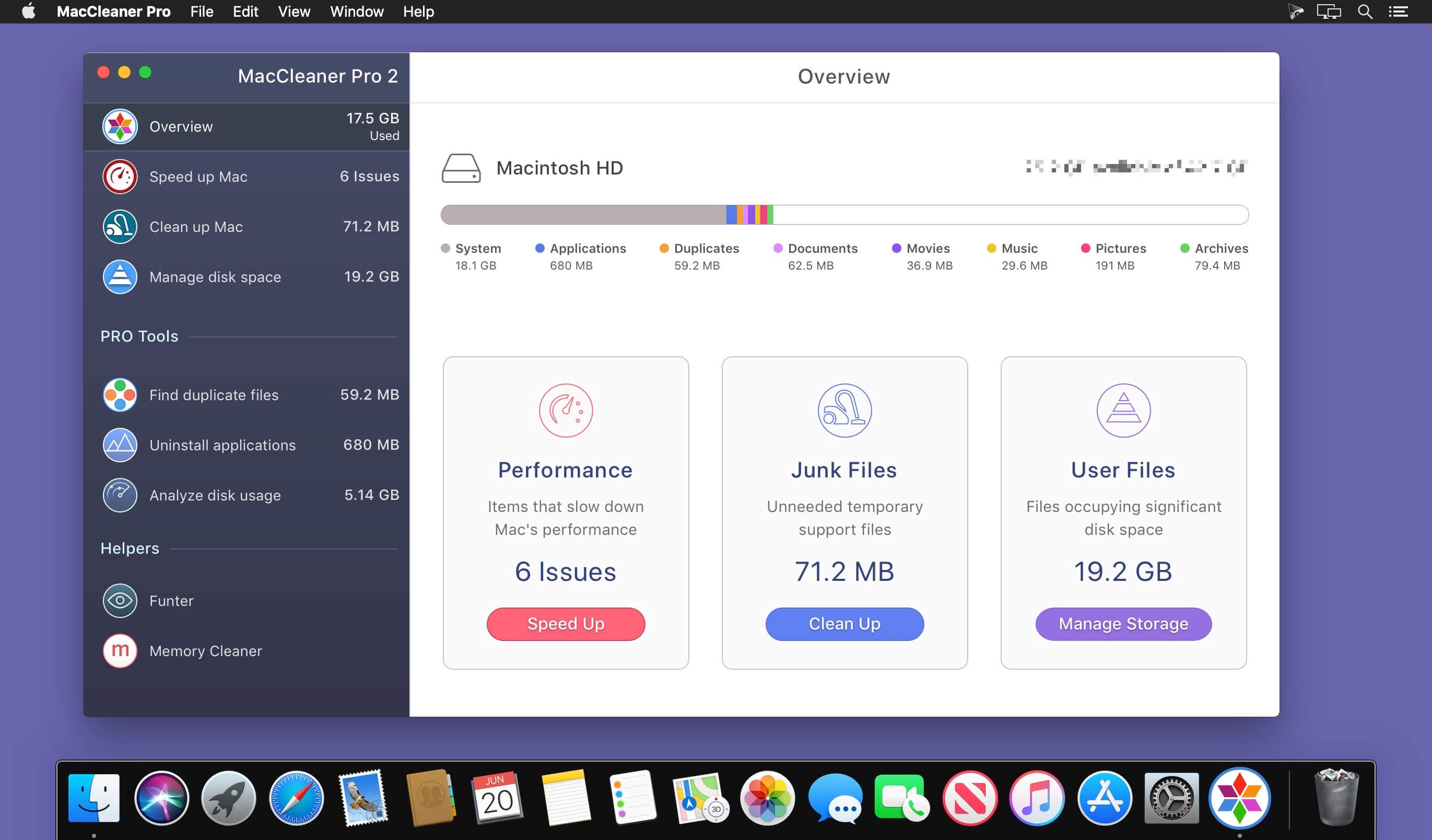 MacCleaner PRO for Mac(系统清理优化工具)v3.2.3中文版