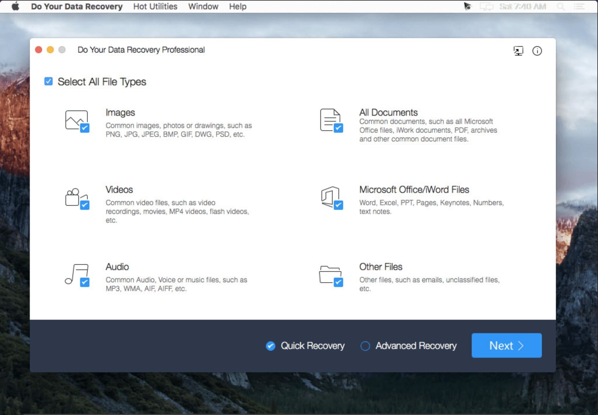 Do Your Data Recovery for Mac(安全可靠的数据恢复软件)v8.5