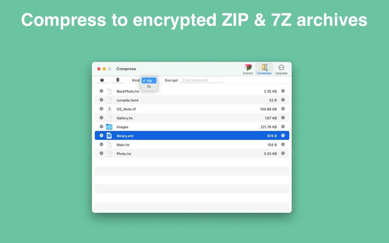 1654006887-26058547b915c6c.jpg RAR Extractor – unzip for mac(解压缩软件)v10.3.0中文版