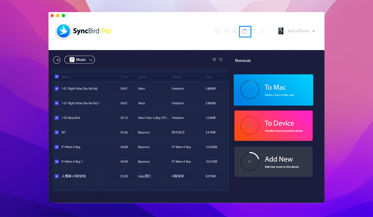 SyncBird Pro for mac v4.1.1 iPhone文件管理器 破解版下载