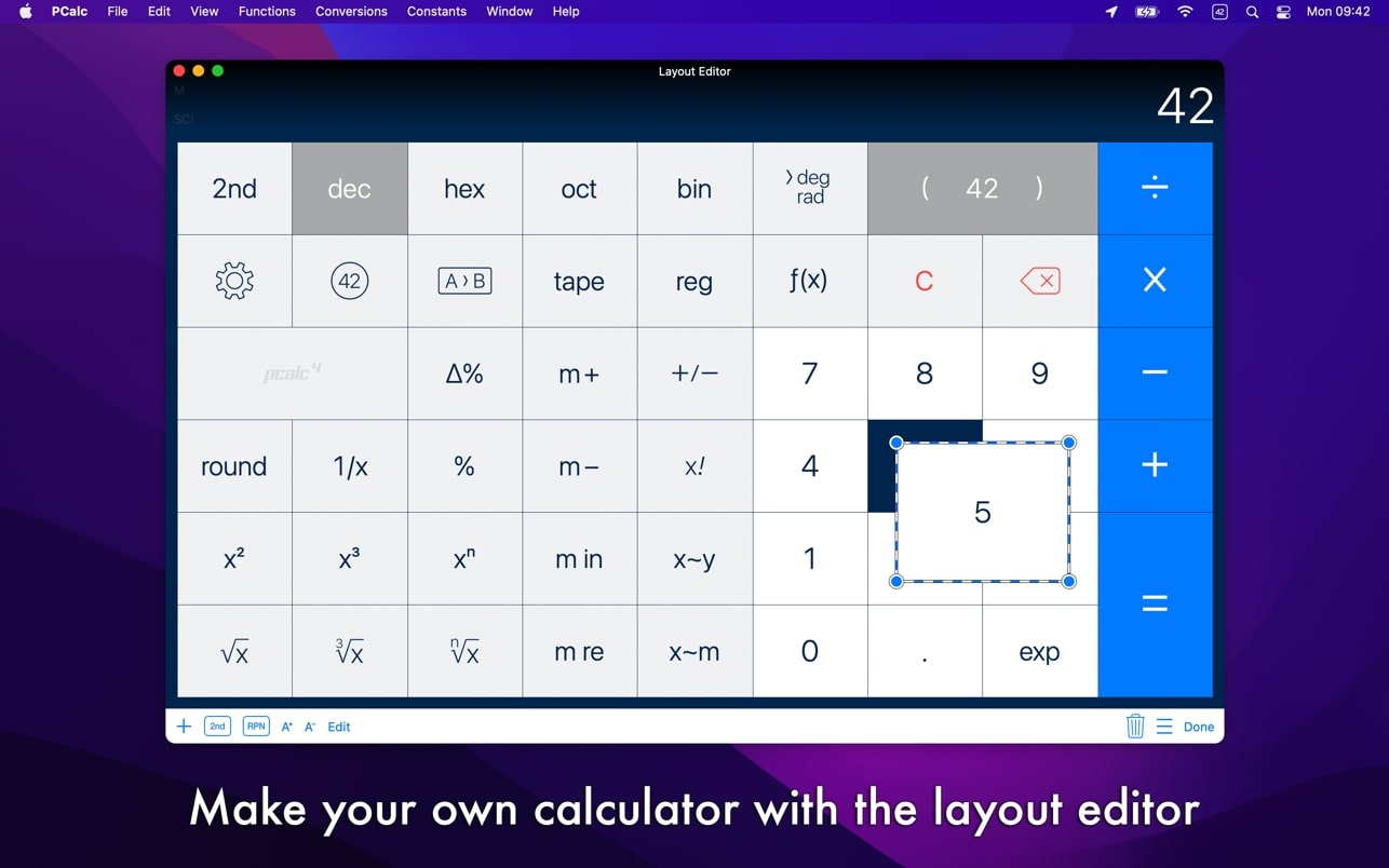PCalc for Mac 4.10.3(科学计算器)