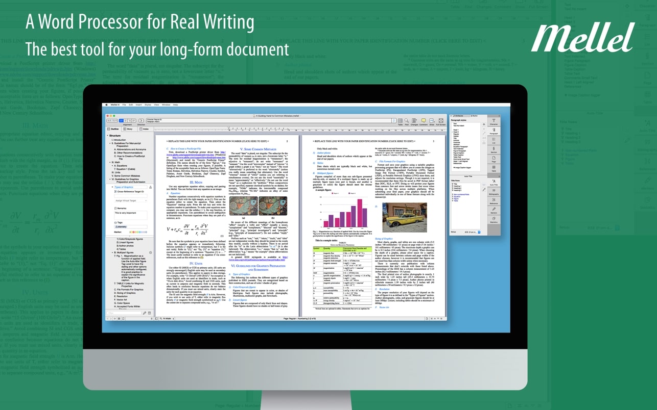 Mellel 5 for mac(文字处理软件) v5.1.5中文版