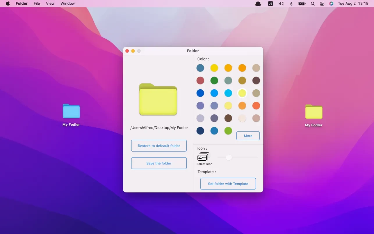 Folder for Mac(文件夹图标修改工具)v1.0.6直装版