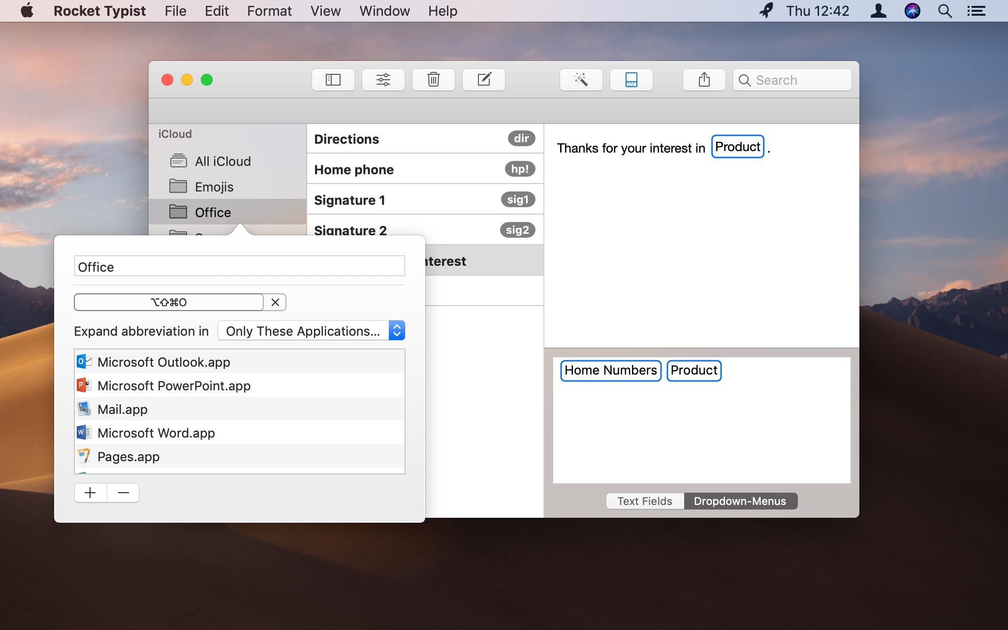 1667028865-b35da1e37308df4.jpeg Rocket Typist pro for mac(文本快速输入工具)v2.4.1中文版